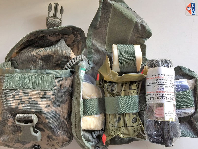 thumbnail image 2 of 2 Pack USMC IFAK Medic Pouch – Genuine Military Issue ALICE/MOLLE First Aid Bag 2 of 5